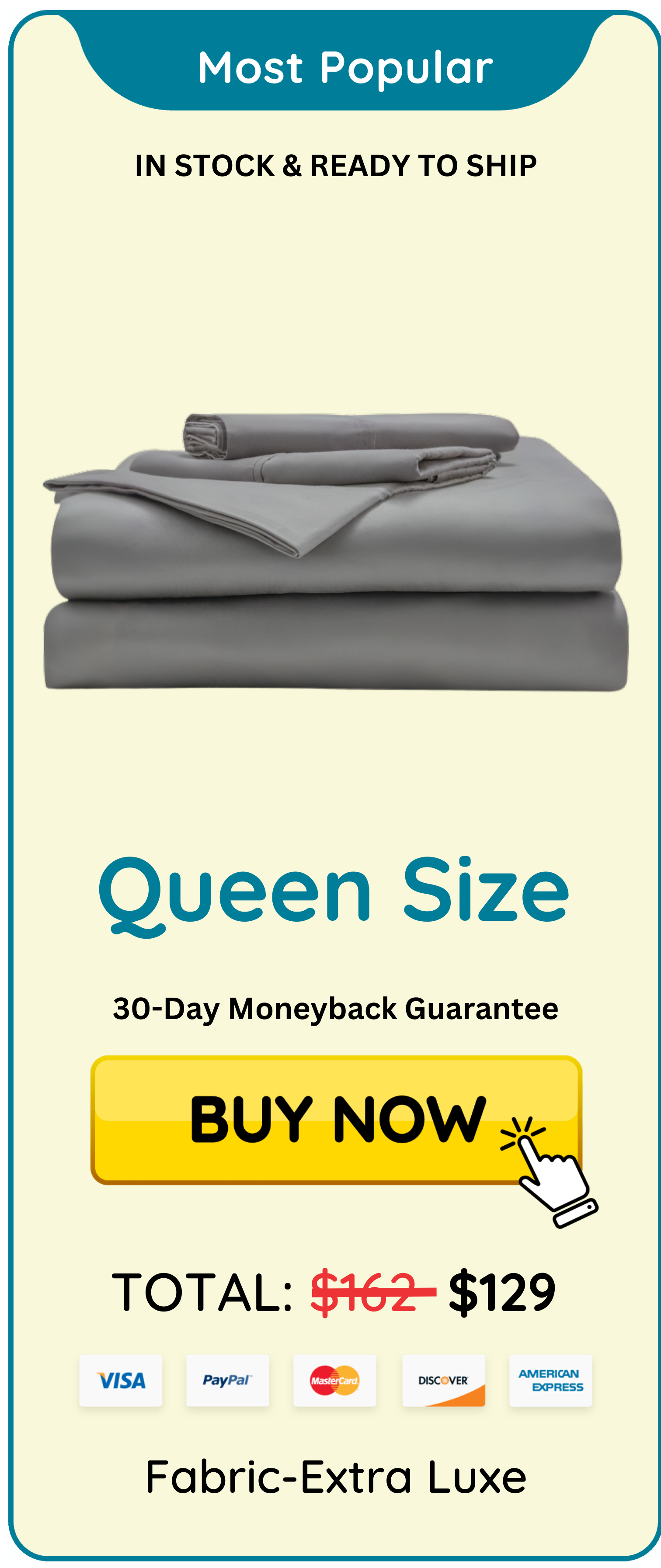 Miracle Sheets Queen Size Package